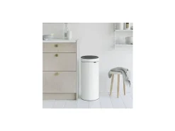 Lixeira Brabantia Touch Bin Branca 30L - 115141