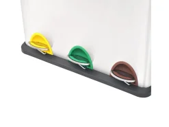 Lixeira de aço inoxidável 46 x 26,5 x 39,5 cm 24 litros 02_0006060