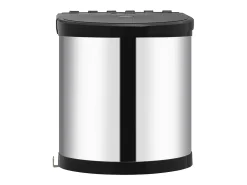 Lixeira de cozinha embutida 12 litros aço inoxidável 02_0006040