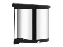 Lixeira de cozinha embutida 12 litros aço inoxidável 02_0006040
