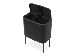 Lixeira de Triagem Bo Touch Bin Preto Fosco 34L - Brabantia 316203