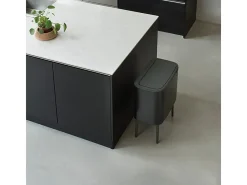 Lixeira de Triagem Bo Touch Bin Preto Fosco 34L - Brabantia 316203
