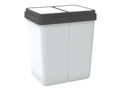 Lixeira dupla 2 x 25 litros branca 02_0043840