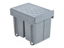 Lixeira embutida 2 x 20 litros 48 x 34 x 42 cm cinza 03_0008204