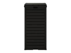 Lixeira externa 41 x 41 x 86 cm em polipropileno preto 02_0006069
