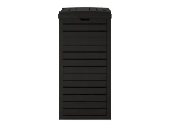 Lixeira externa 41 x 41 x 86 cm em polipropileno preto 02_0006069