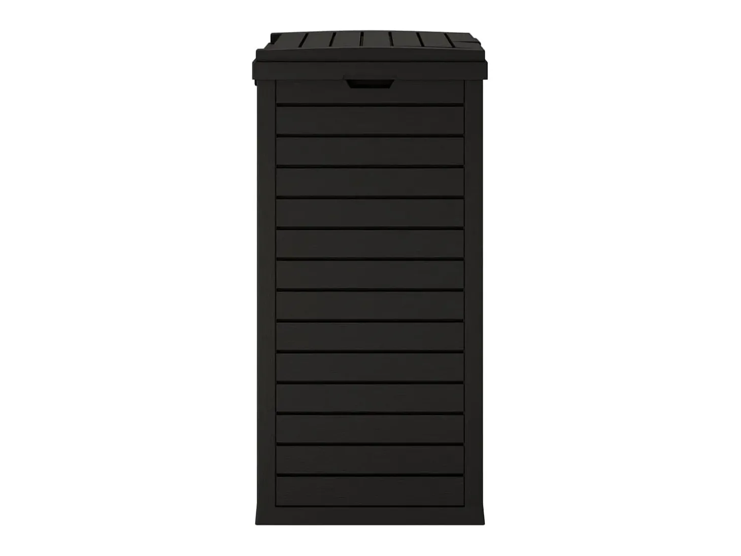 Lixeira externa 41 x 41 x 86 cm em polipropileno preto 02_0006069