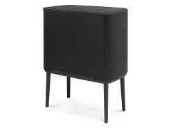 Lixeira Touch Bin com Suporte 36L Preto Fosco Brabantia Código R