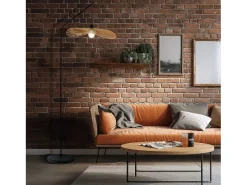 Lâmpada De Chão Toolight App1829-1F Brown