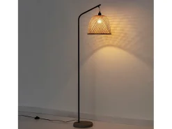 Lâmpada de pé Umiko de Bambu, altura 156 cm.