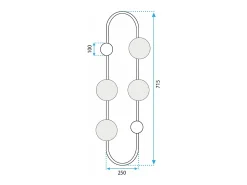 Lâmpada De Parede Toolight App1144-4W Gold