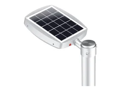 Lâmpada de rua LED solar 3000lm crepúsculo+pir+controle remoto
