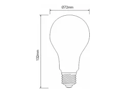 Lâmpada LED clássica 15W E27 4000k
