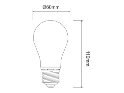 Lâmpada LED clássica 9W E27 4000K