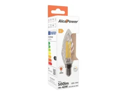 Lâmpada LED de filamento torcido 4W E14 3000K