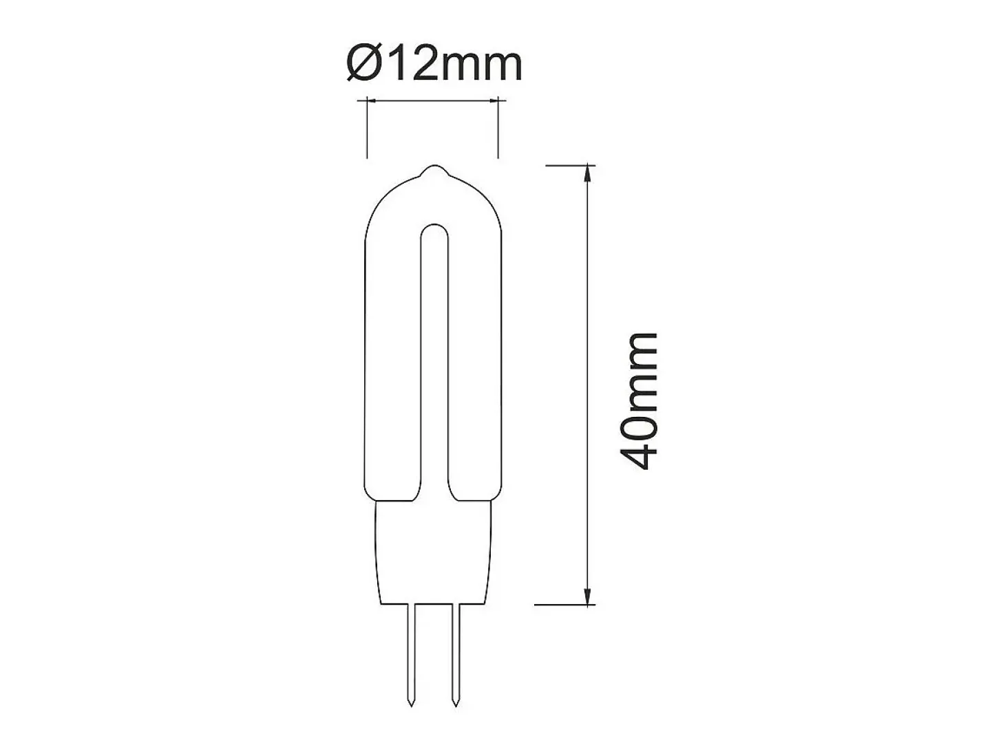 Lâmpada LED G4 de 1,6 W 360 5000 K