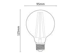 Lâmpada LED Globo G95 Regulável 10W 4000K E27
