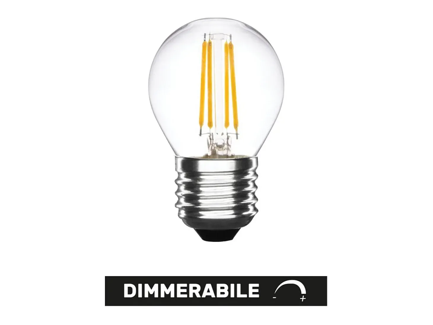 Lâmpada LED Mini Esfera Regulável 5W 2700K E27