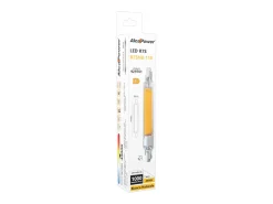 Lâmpada LED R7s 118mm 8W 1000lm em vidro ø16mm 4000K