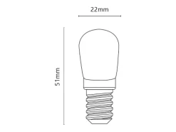 Lâmpada LED T22 2W 3000K