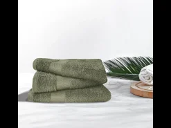 Lote de 3 lençóis de banho maxi 100x150 cm 500 g/m2 algodão