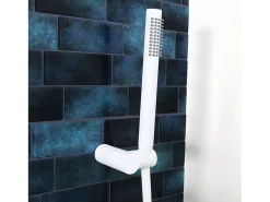 Luisa Base de duche combinada de 3 peças em branco Essebagno