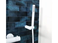 Luisa Base de duche combinada de 3 peças em branco Essebagno