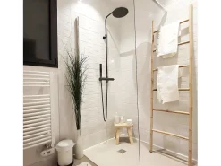 Luisa Coluna de duche mecânica preto Essebagno