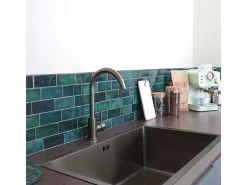 Luisa lava-loiça 1 cuba grande 76x45 em aço inoxidável cinzento gun metal Essebagno