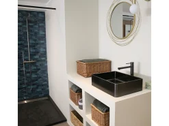 Luisa Misturadora de lavatório alto cinzento metalizado Essebagno