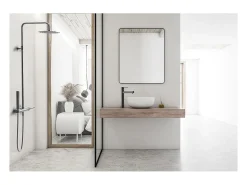 Luisa Misturadora de lavatório alto cinzento metalizado Essebagno