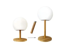 Luminária de mesa sem fio H28CM LUNY
