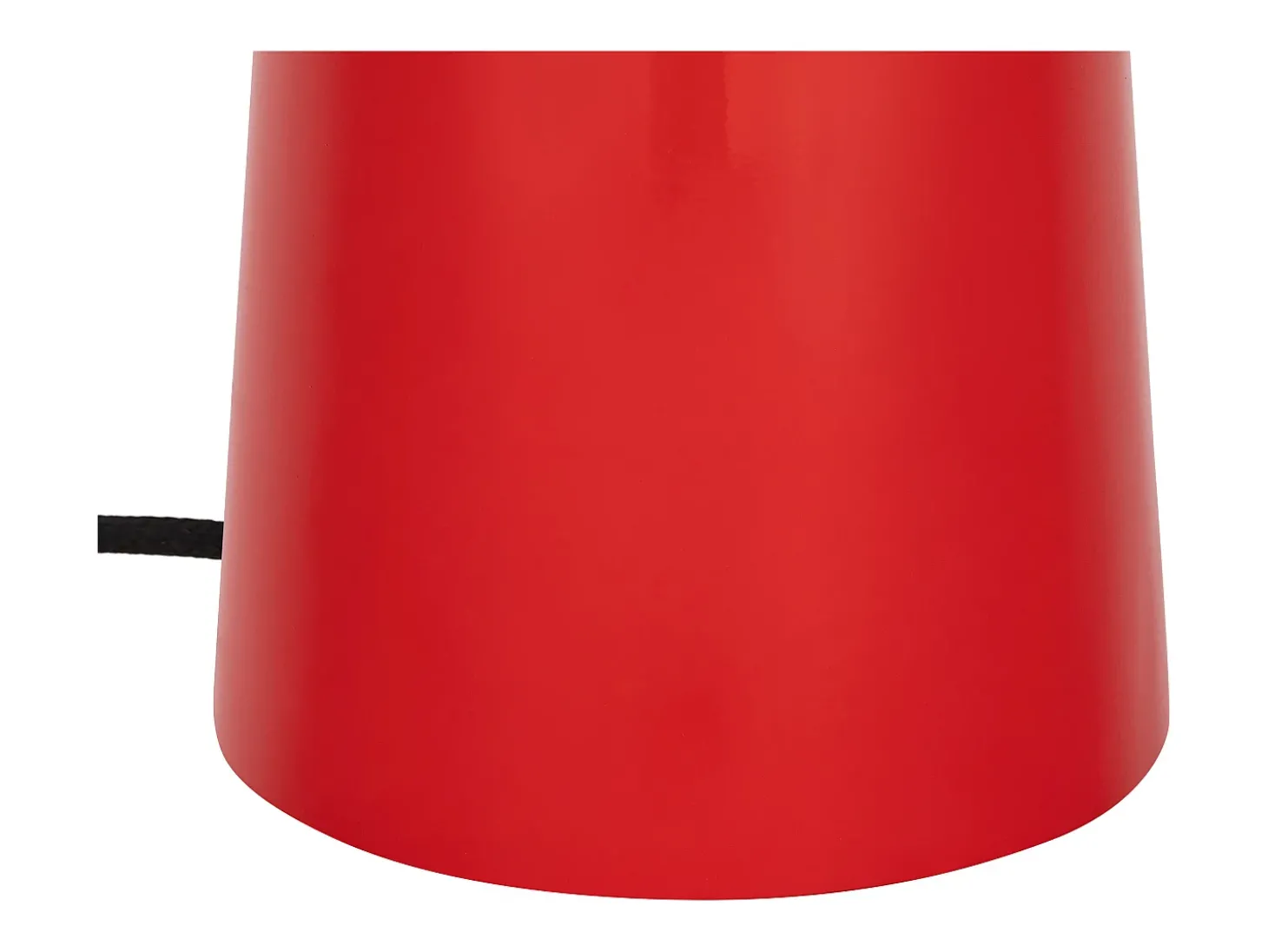Luminária de pé cogumelo em metal, D. 50 x A.147 cm, Vermelho brilhante, RANDALL