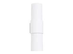 Luminária de parede Torow minimalista, aço - 2 fontes de luz 3000K - L.10 x H.37 cm - branco