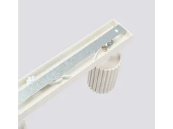 Luminária de teto Gloow minimalista, alumínio - 6 fontes de luz 4000K - L.117 x H.16.5 cm - bege