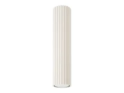 Luminária de teto Gloow minimalista, alumínio - 1 fontes de luz 4000K - L.6.5 x H.30 cm - bege