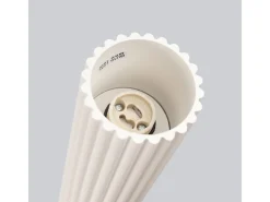 Luminária de teto Gloow minimalista, alumínio - 1 fontes de luz 4000K - L.6.5 x H.30 cm - bege