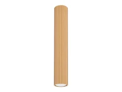 Luminária de teto Gloow minimalista, alumínio - 1 fontes de luz 3000K - L.6.5 x H.40 cm - dourado