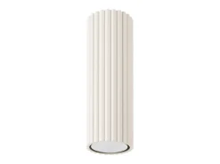 Luminária de teto Gloow minimalista, alumínio - 1 fontes de luz 3000K - L.6.5 x H.20 cm - bege