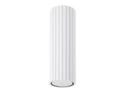 Luminária de teto Gloow minimalista, alumínio - 1 fontes de luz 3000K - L.6.5 x H.20 cm - branco