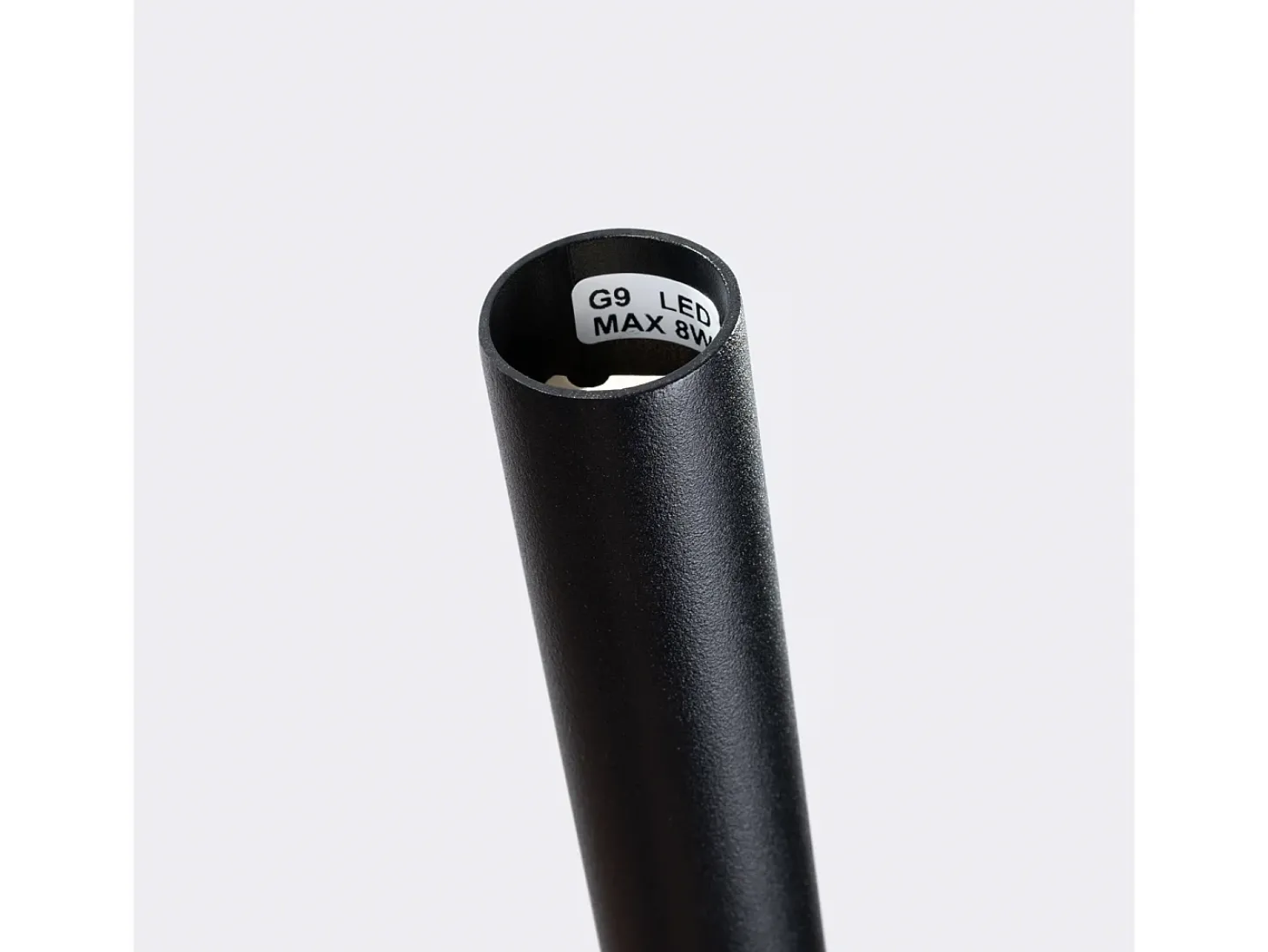 Luminária Pendente Bliss Moderno, Aço - 1 Lichtbronnen - L.8 X H.118 Cm - Preto