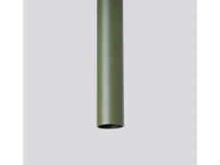 Luminária pendente Brill moderno, aço - 1 fontes de luz 3000K - L.8 x H.114 cm - verde oliva