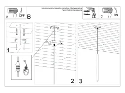 Luminária pendente Brill moderno, aço - 1 fontes de luz 3000K - L.8 x H.114 cm - verde oliva