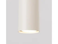 Luminária pendente Toris sótão, aço - 3 fontes de luz 3000K - L.45 x H.98 cm - bege