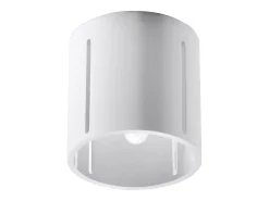 Luminárias de teto Brich moderno, alumínio - 1 fontes de luz 4000K - L.10 x H.10 cm - branco
