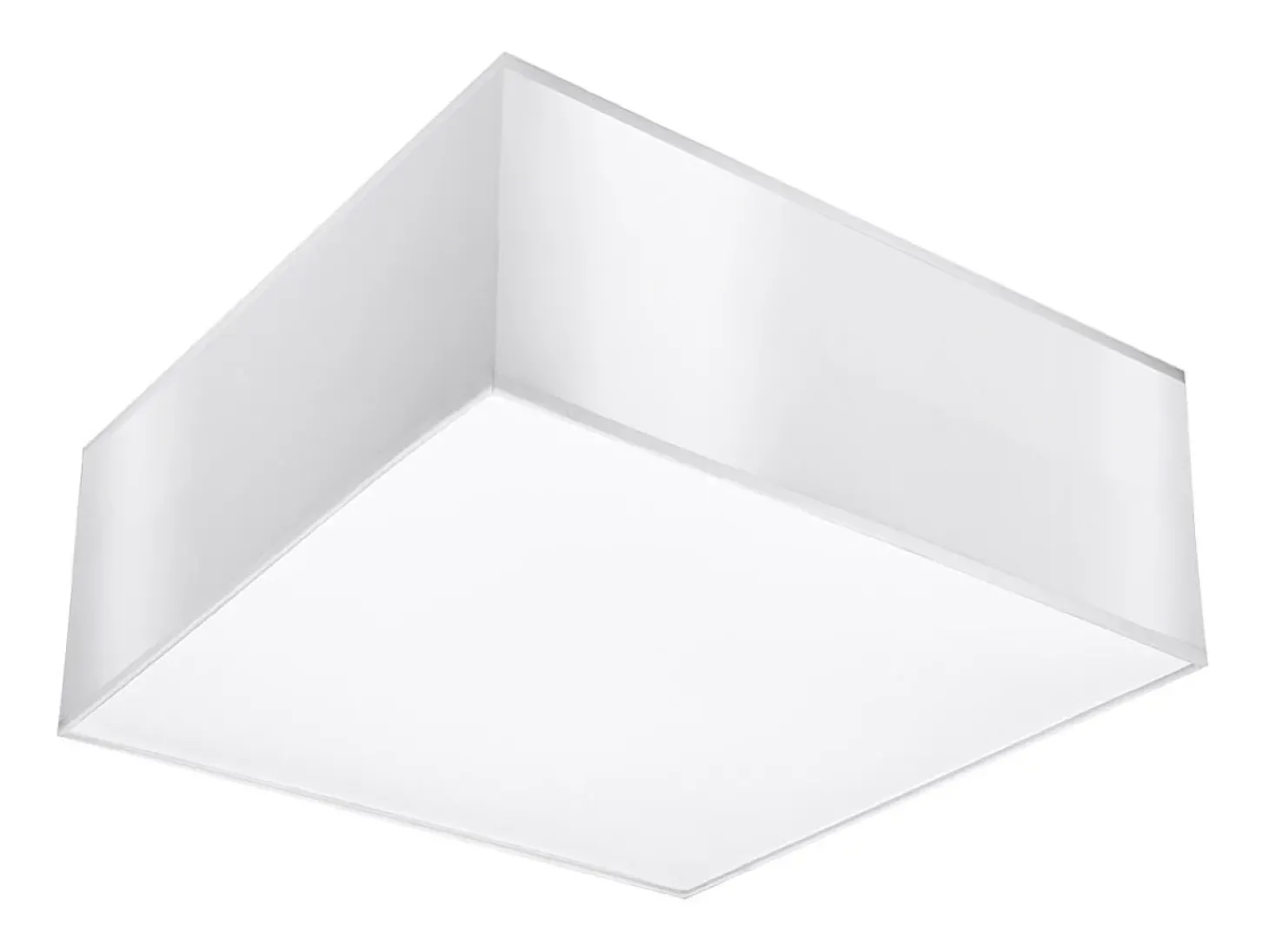 Luminárias de teto Care minimalista, PVC - 1 fontes de luz 3000K - L.25 x H.11 cm - branco