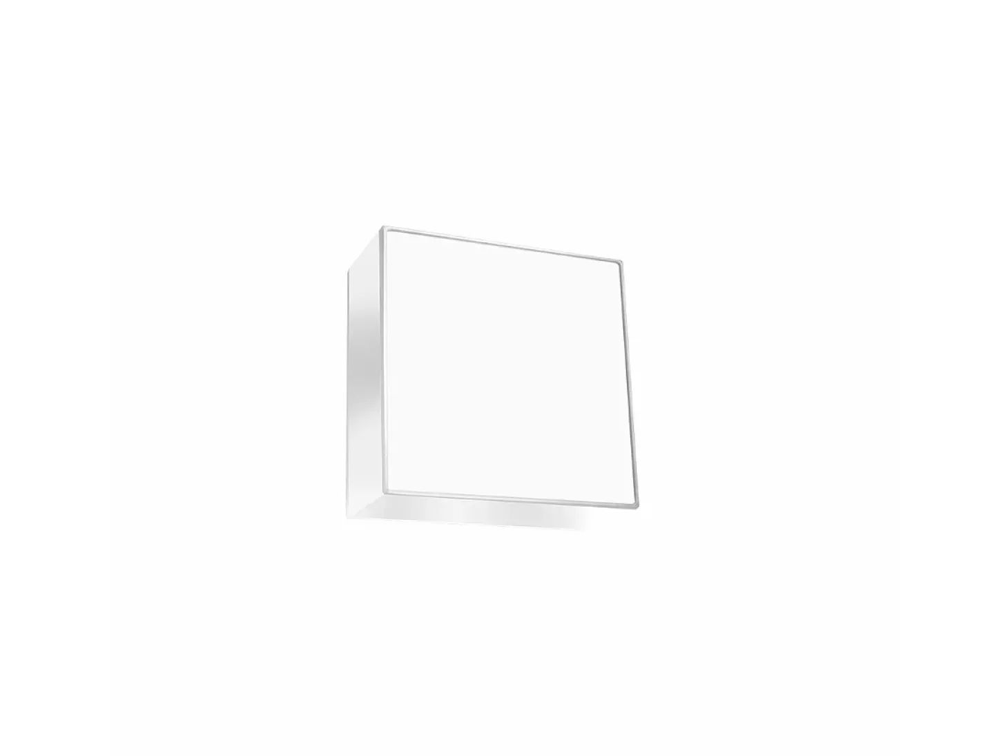 Luminárias de teto Care minimalista, PVC - 1 fontes de luz 3000K - L.25 x H.11 cm - branco