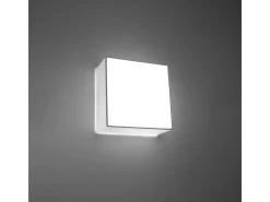 Luminárias de teto Care minimalista, PVC - 1 fontes de luz 3000K - L.25 x H.11 cm - branco