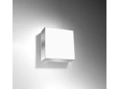 Luminárias de teto Care minimalista, PVC - 1 fontes de luz 3000K - L.25 x H.11 cm - cinza