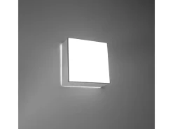 Luminárias de teto Care minimalista, PVC - 1 fontes de luz 3000K - L.25 x H.11 cm - cinza